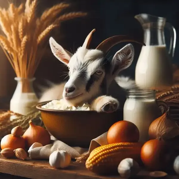 Photo of goat dairy farms or goat milk products, illustrating a beginner's guide to goat dairy 101