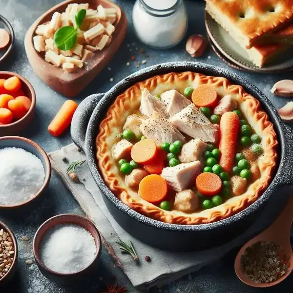 Freeze-Dried and Frozen Chicken Pot Pie