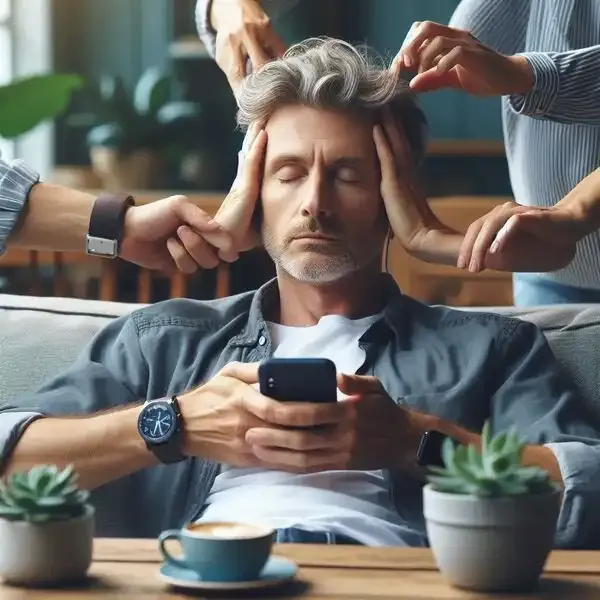 Senior executives brainstorming strategies in a modern conference room